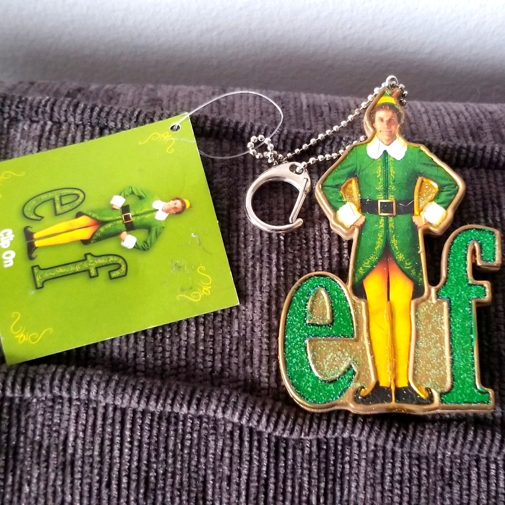 🎁Gift with purchase🎁NWT- Elf movie keychain🎄
